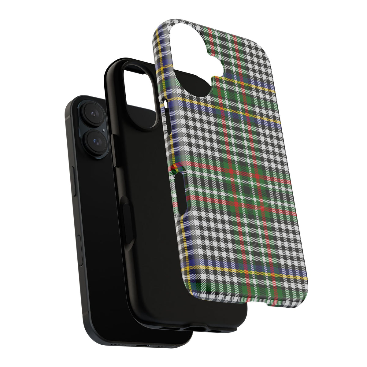 Abbotsford Check Estate Tartan MagSafe® iPhone Case | Dual-Layer Magnetic Protective Cover