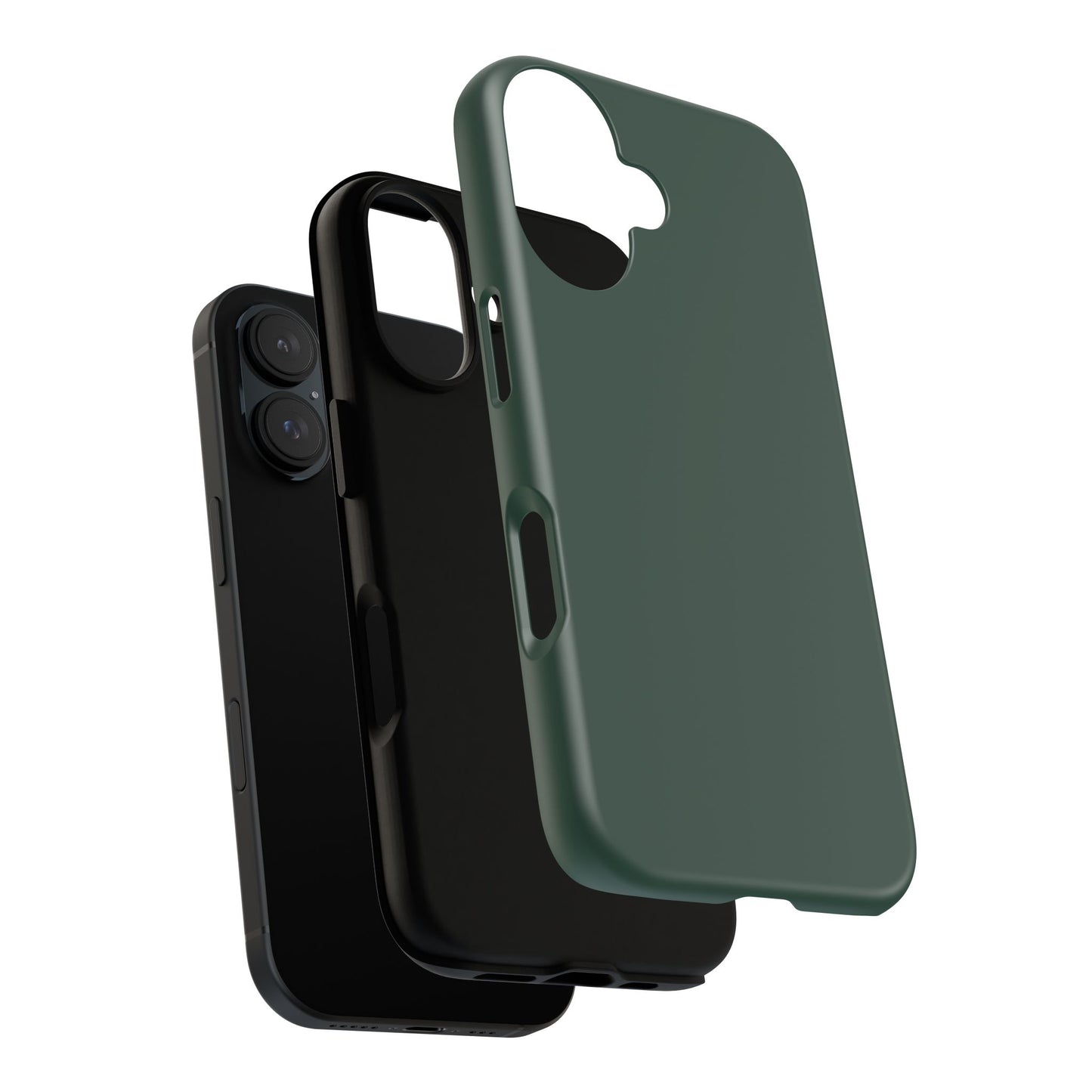 Bottle Green Deep Heritage Check iPhone Case | Luxury Protective Phone Cover