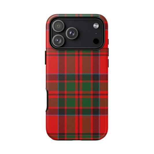 MacKillop Traditional Clan Tartan iPhone Case | Dual-Layer Matt Protective Cover