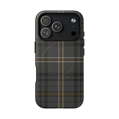Bute Heather Weathered Tartan MagSafe® iPhone Case | Dual-Layer Magnetic Protective Cover