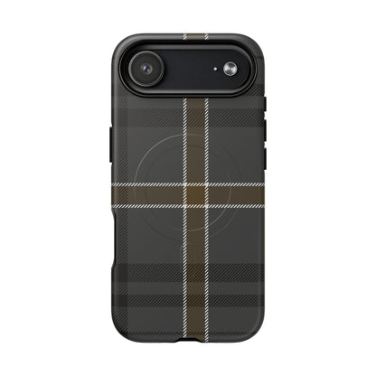 Bute Heather Weathered Tartan MagSafe® iPhone Case | Luxury Magnetic Phone Cover