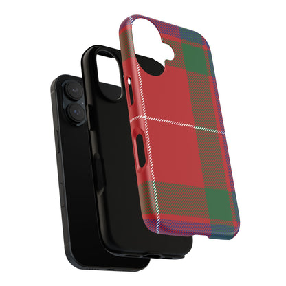 Fraser Clan Traditional Tartan iPhone Case | Dual-Layer Matte Protective Cover