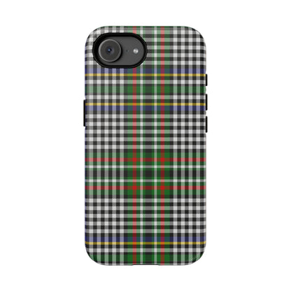 Abbotsford Check Estate Tartan iPhone Case | Dual-Layer Matt Protective Cover
