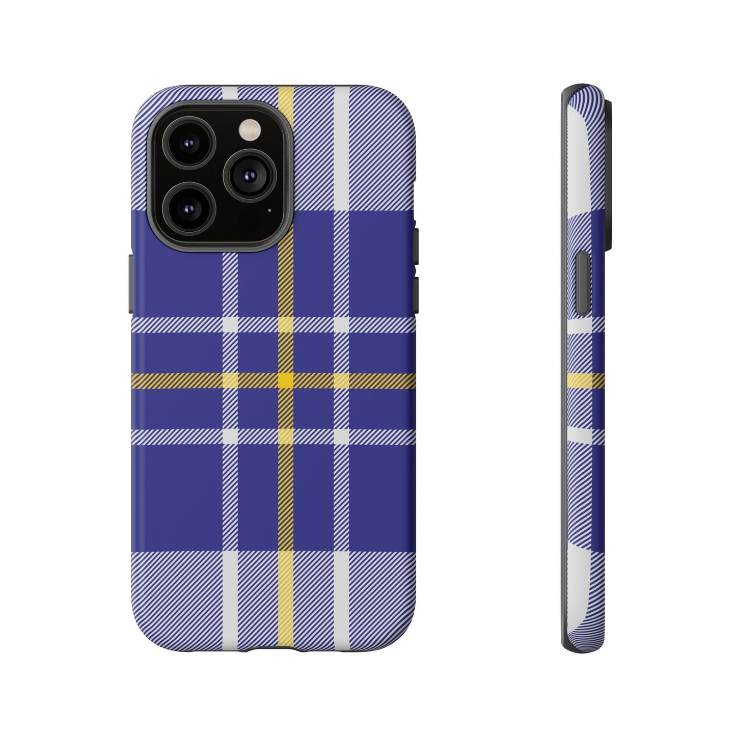 MacPherson Dress Blue Tartan iPhone Case | Luxury Protective Phone Cover