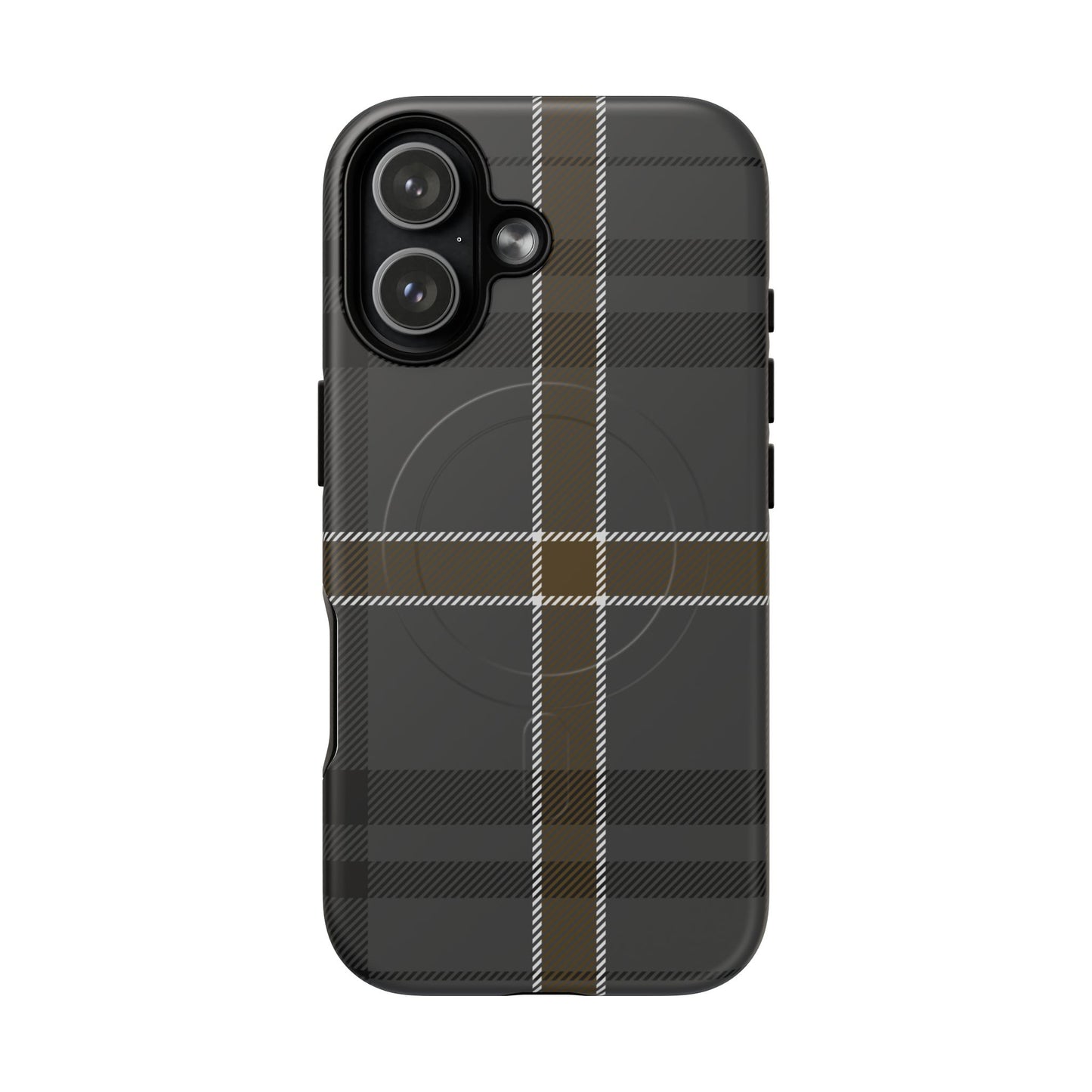Bute Heather Weathered Tartan MagSafe® iPhone Case | Luxury Magnetic Phone Cover
