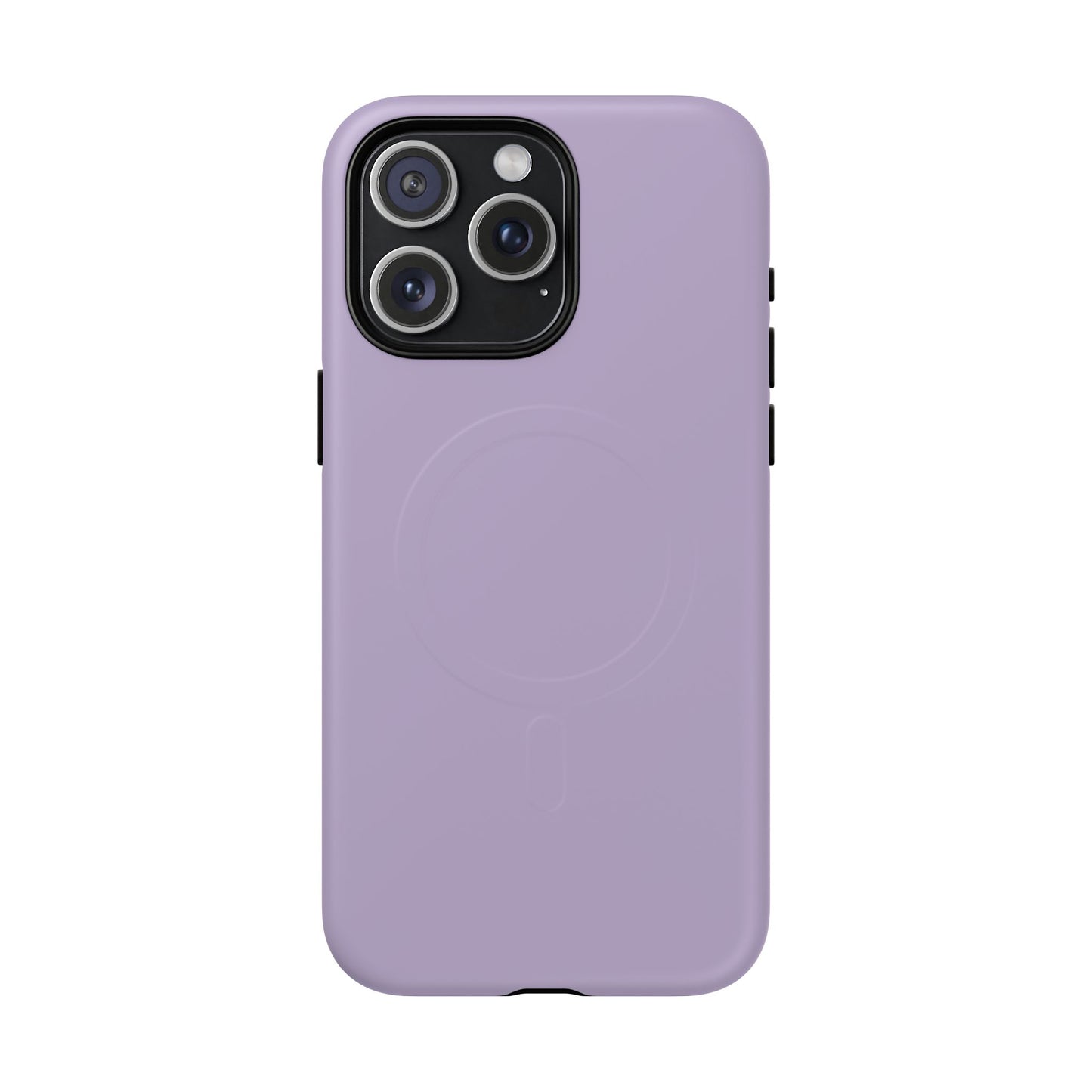 Lavender Minimalist Heritage Check MagSafe® iPhone Case | Luxury Magnetic Phone Cover