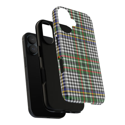 Abbotsford Check Estate Tartan iPhone Case | Dual-Layer Matt Protective Cover