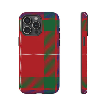 Fraser Clan Traditional Tartan iPhone Case | Dual-Layer Matte Protective Cover