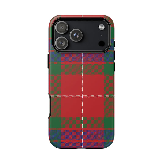 Fraser Clan Traditional Tartan iPhone Case | Dual-Layer Matt Protective Cover