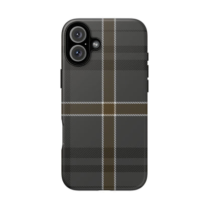 Bute Heather Weathered Tartan iPhone Case | Luxury Protective Phone Cover
