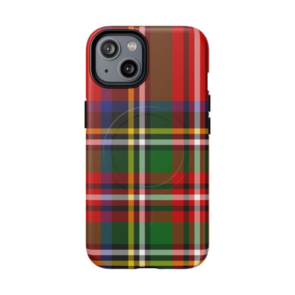 Royal Stewart Heritage Tartan MagSafe® iPhone Case | Luxury Magnetic Phone Cover