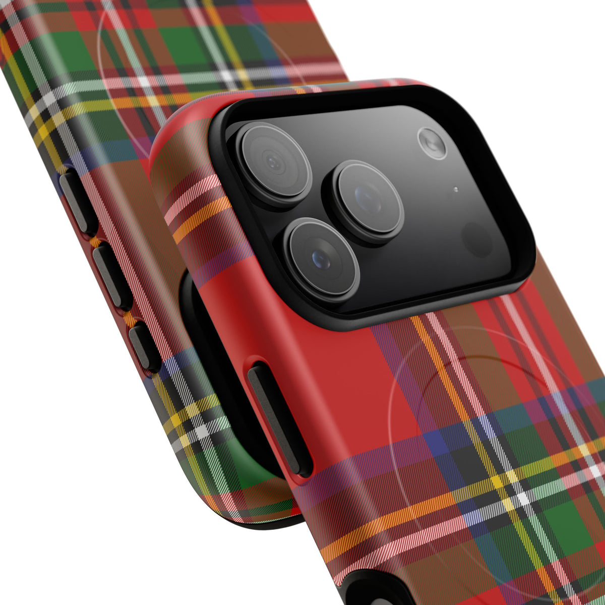 Royal Stewart Heritage Tartan MagSafe® iPhone Case | Dual-Layer Magnetic Protective Cover