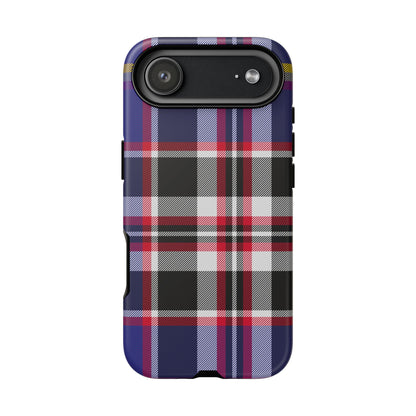 Queen Mary RMS Maritime Tartan iPhone Case | Luxury Protective Phone Cover