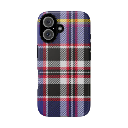 Queen Mary RMS Maritime Tartan iPhone Case | Luxury Protective Phone Cover