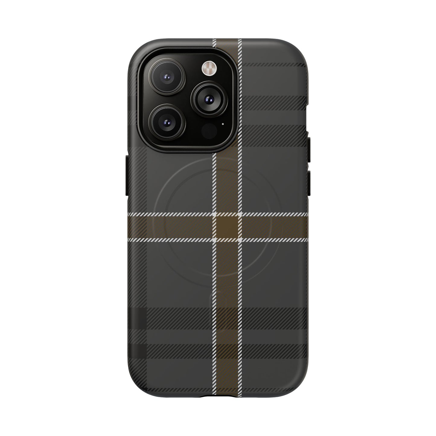 Bute Heather Weathered Tartan MagSafe® iPhone Case | Luxury Magnetic Phone Cover