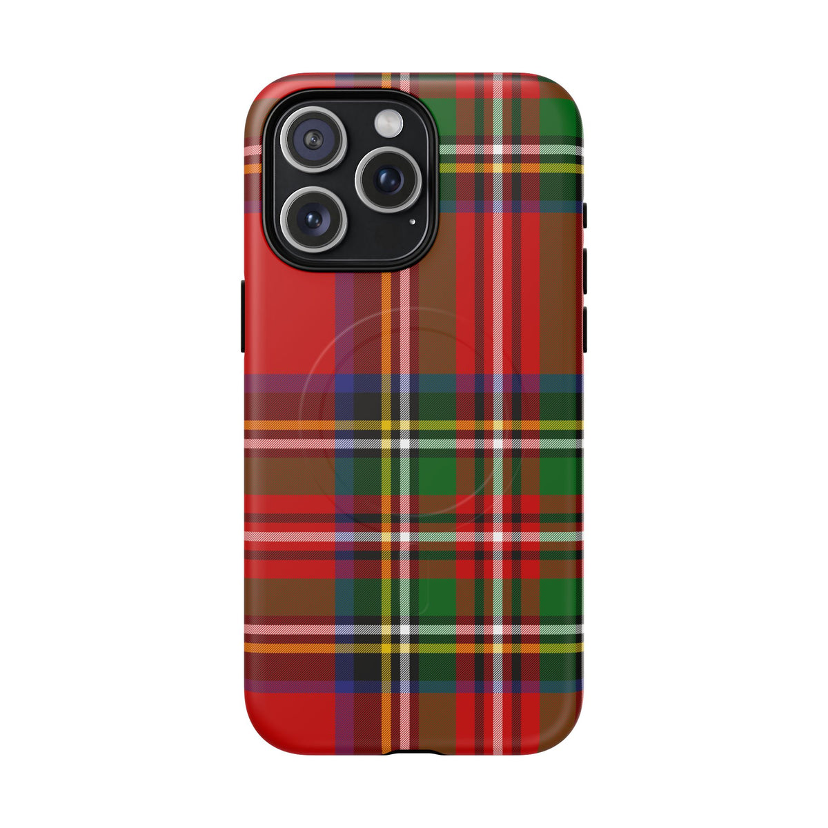 Royal Stewart Heritage Tartan MagSafe® iPhone Case | Dual-Layer Magnetic Protective Cover