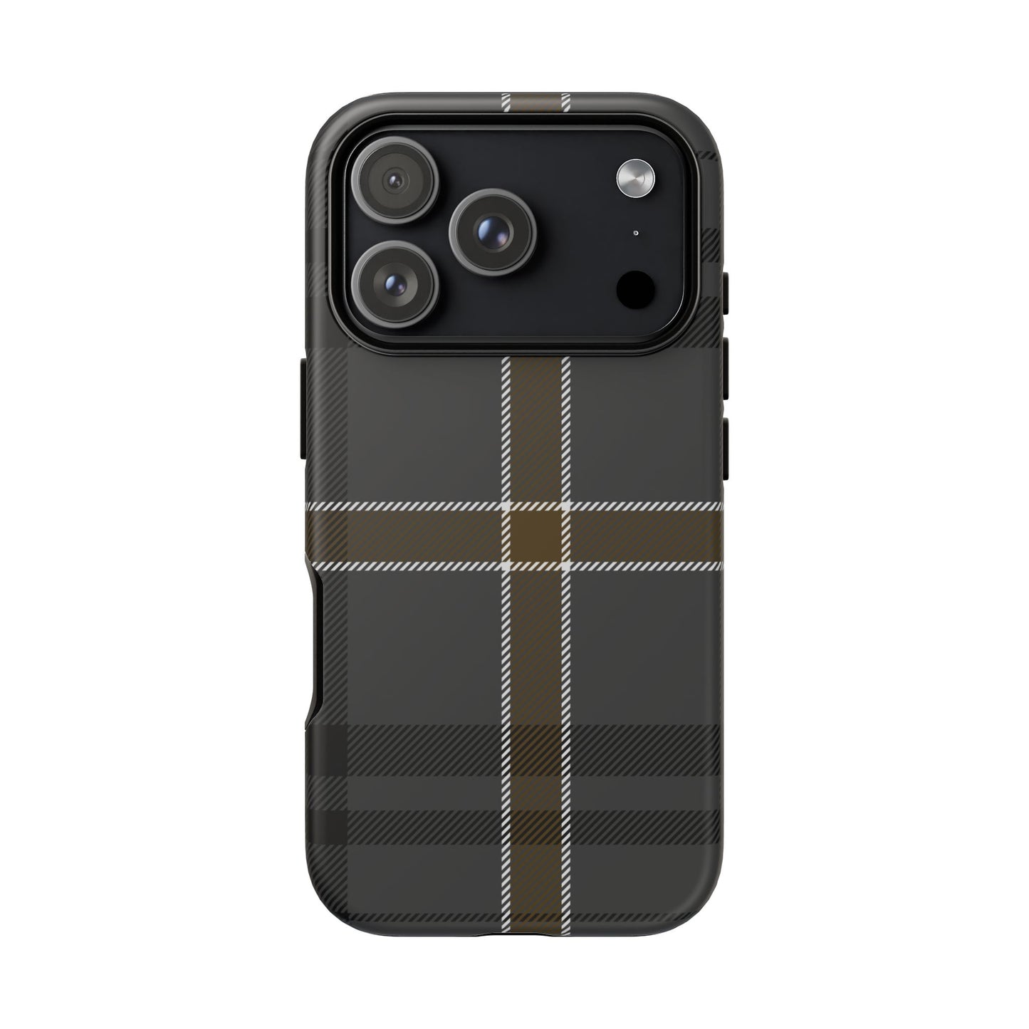 Bute Heather Weathered Tartan iPhone Case | Luxury Protective Phone Cover