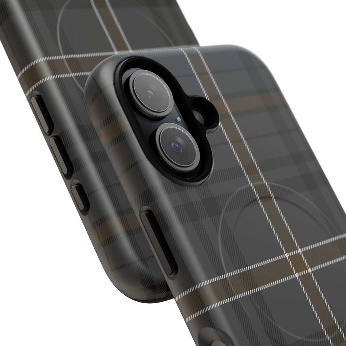 Bute Heather Weathered Tartan MagSafe® iPhone Case | Dual-Layer Magnetic Protective Cover