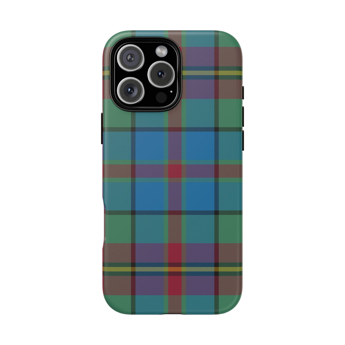 Orkney Island Heritage Tartan iPhone Case | Dual-Layer Matt Protective Cover
