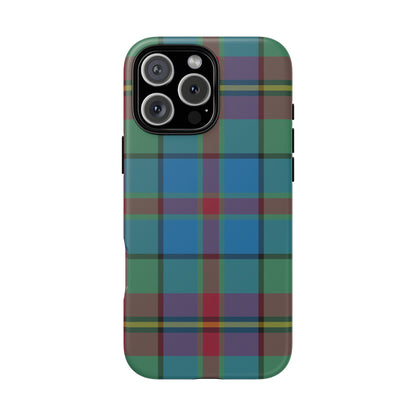 Orkney Island Heritage Tartan iPhone Case | Dual-Layer Matt Protective Cover