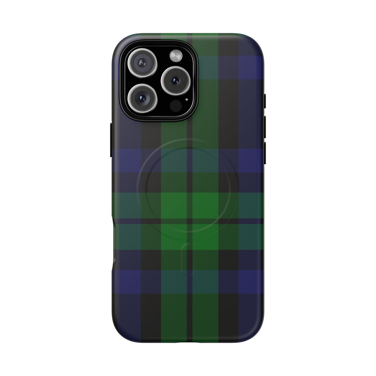 Black Watch Traditional Tartan MagSafe® iPhone Case | Dual-Layer Magnetic Protective Cover