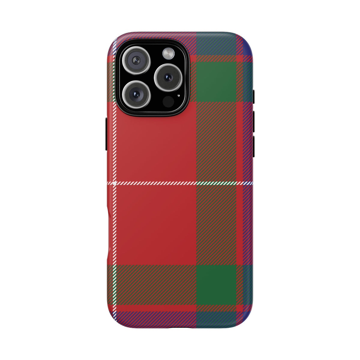 Fraser Clan Traditional Tartan iPhone Case | Dual-Layer Matte Protective Cover