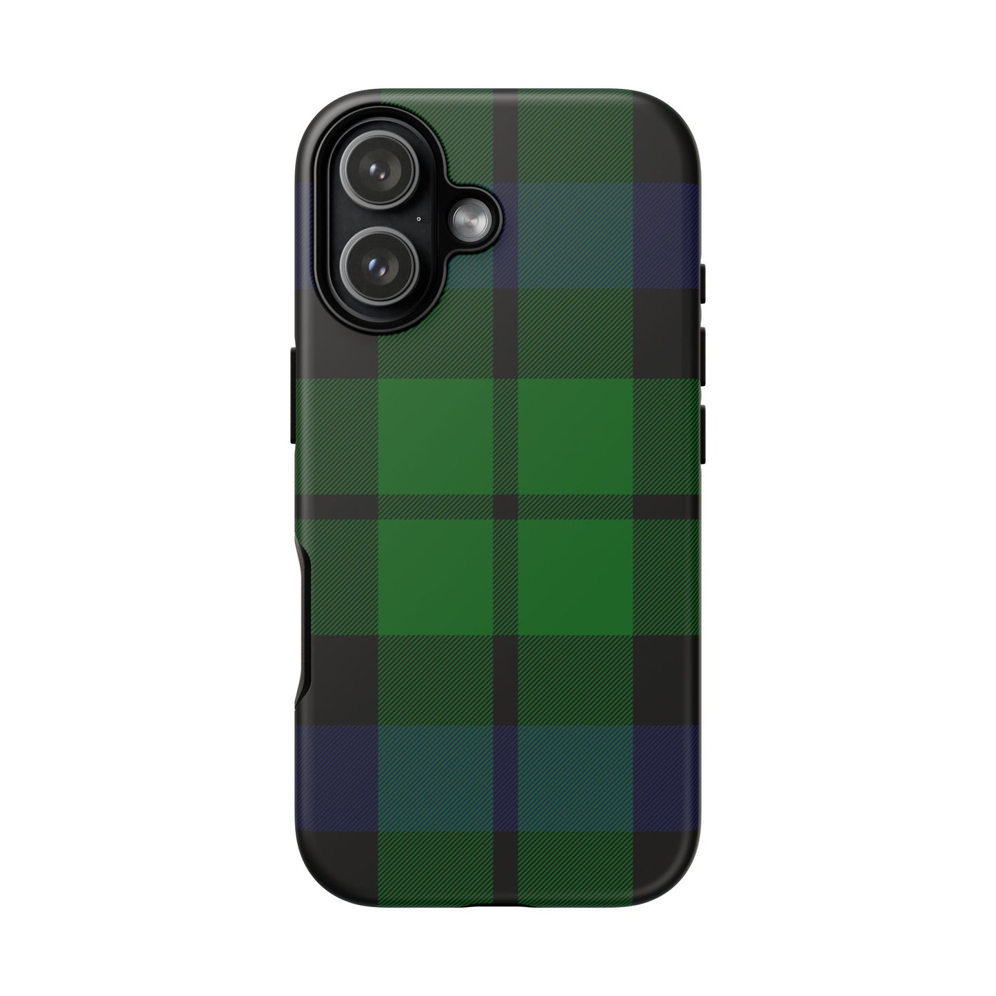 Black Watch Traditional Tartan iPhone Case | Luxury Protective Phone Cover