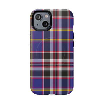 Queen Mary RMS Maritime Tartan MagSafe® iPhone Case | Dual-Layer Magnetic Protective Cover