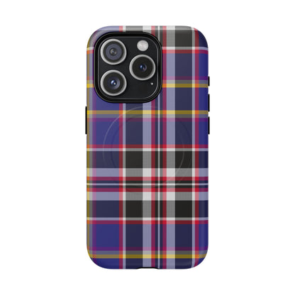 Queen Mary RMS Maritime Tartan MagSafe® iPhone Case | Dual-Layer Magnetic Protective Cover