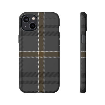 Bute Heather Weathered Tartan iPhone Case | Luxury Protective Phone Cover