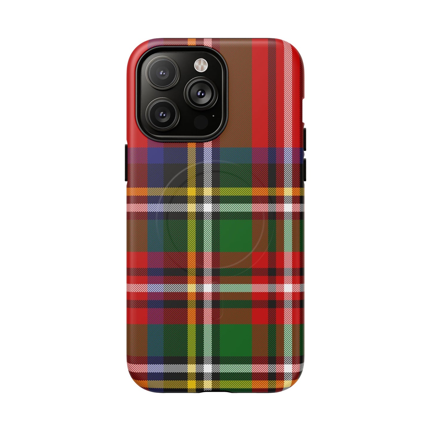 Royal Stewart Heritage Tartan MagSafe® iPhone Case | Luxury Magnetic Phone Cover