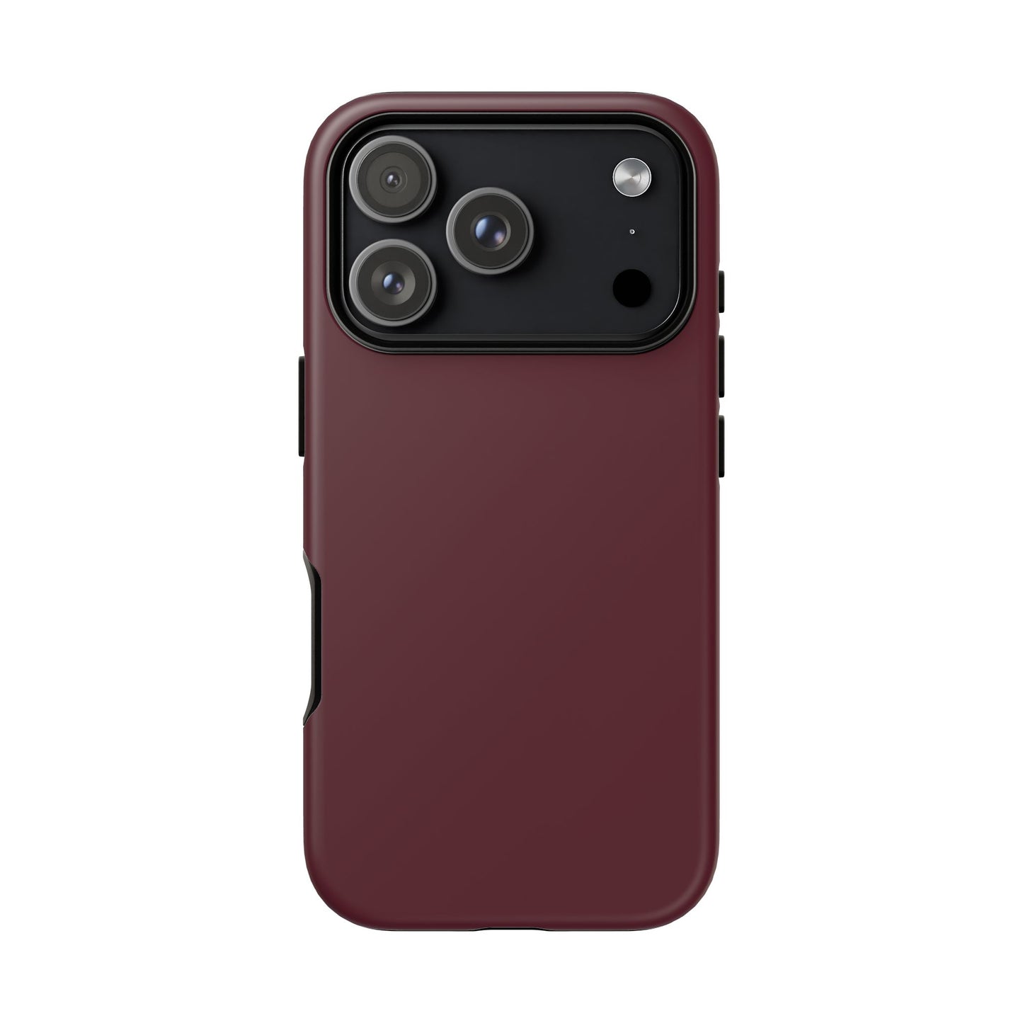 Oxblood Deep Heritage Check iPhone Case | Luxury Protective Phone Cover