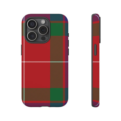 Fraser Clan Traditional Tartan iPhone Case | Dual-Layer Matte Protective Cover