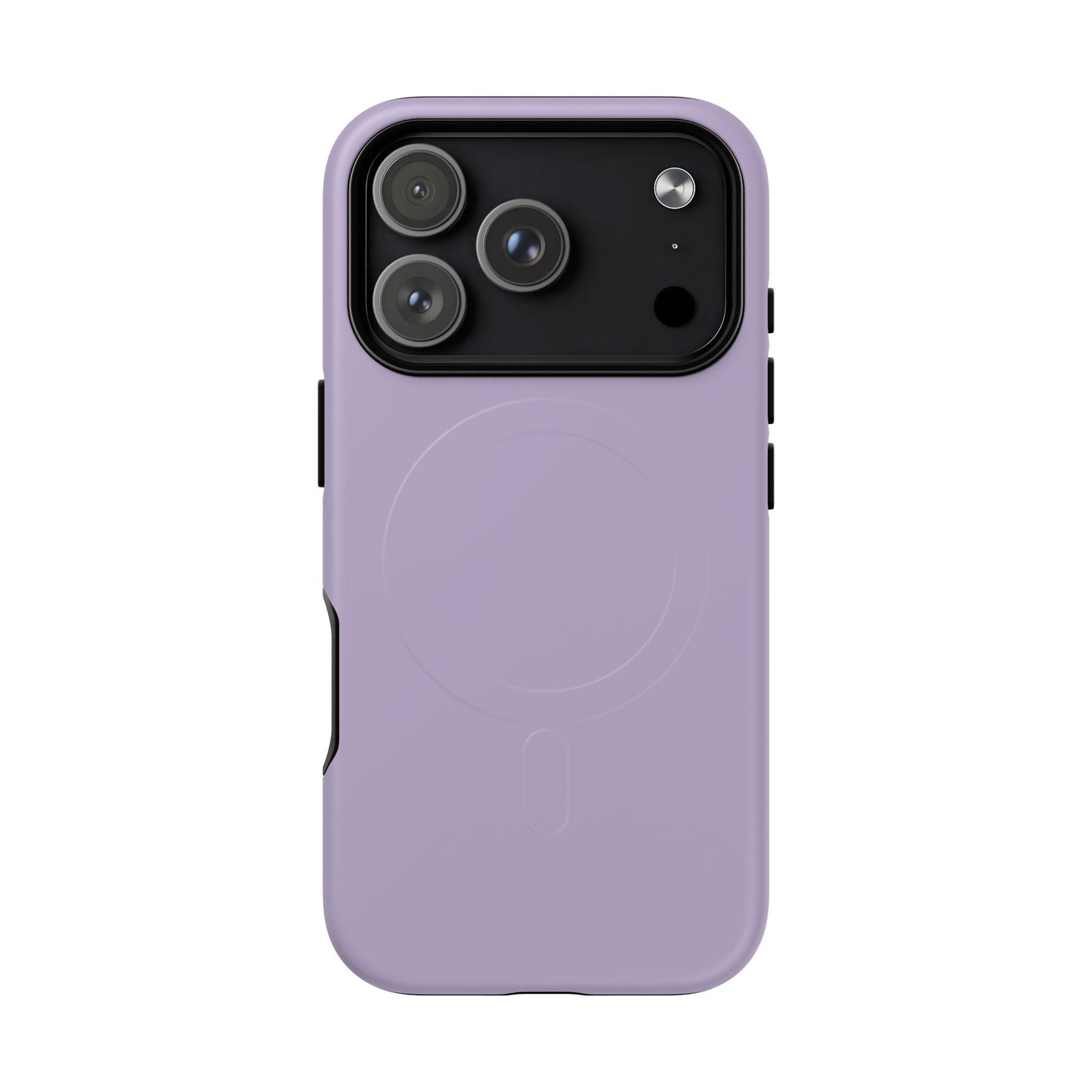 Lavender Minimalist Heritage Check MagSafe® iPhone Case | Luxury Magnetic Phone Cover