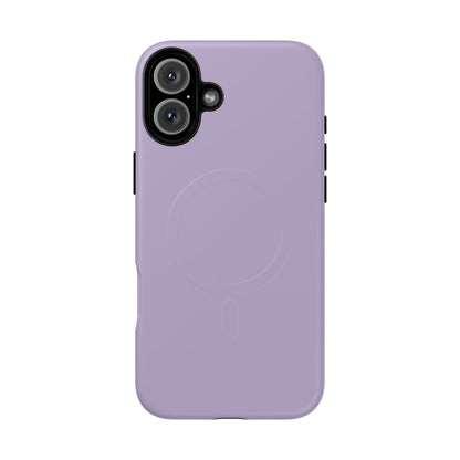 Lavender Minimalist Heritage Check MagSafe® iPhone Case | Luxury Magnetic Phone Cover