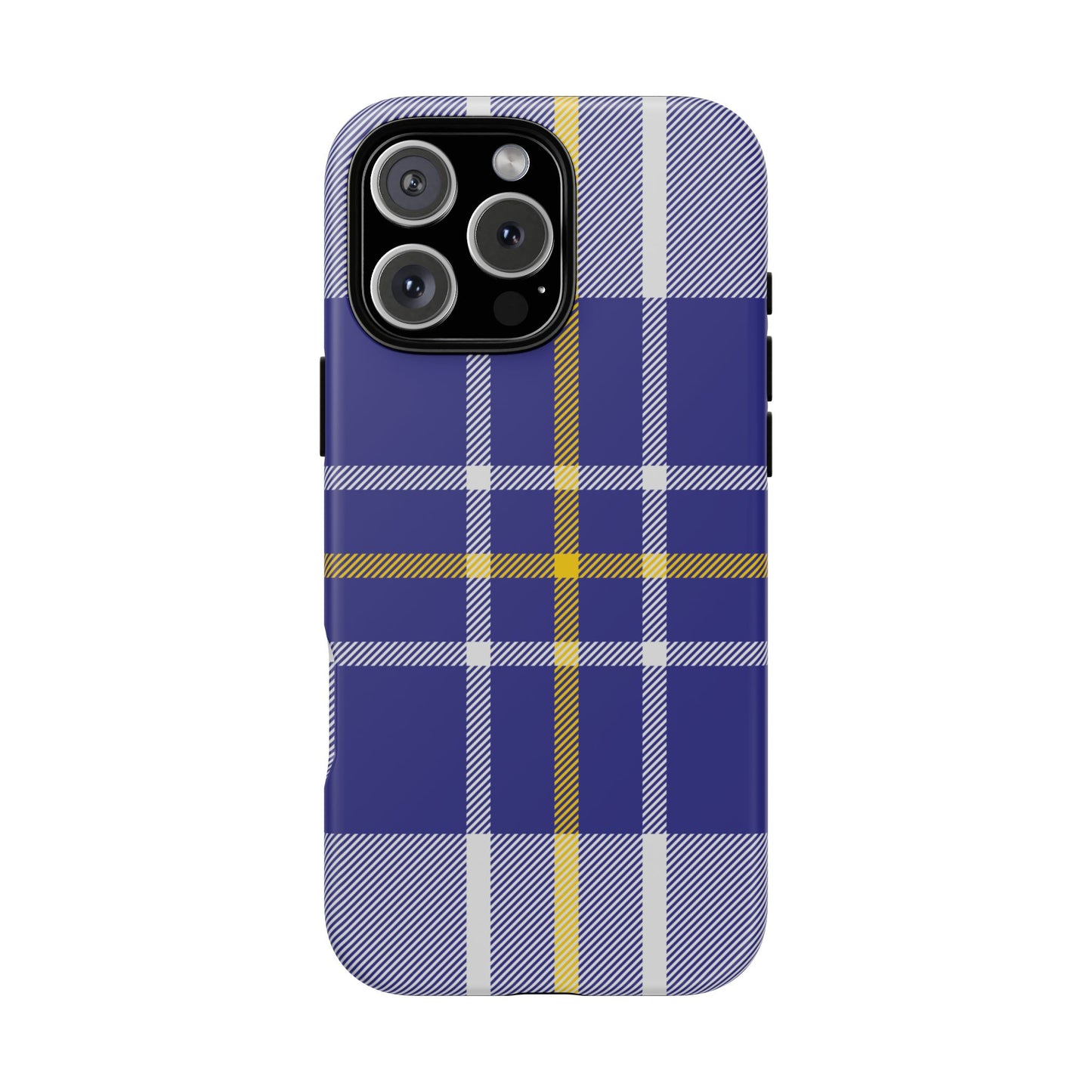MacPherson Dress Blue Tartan iPhone Case | Luxury Protective Phone Cover