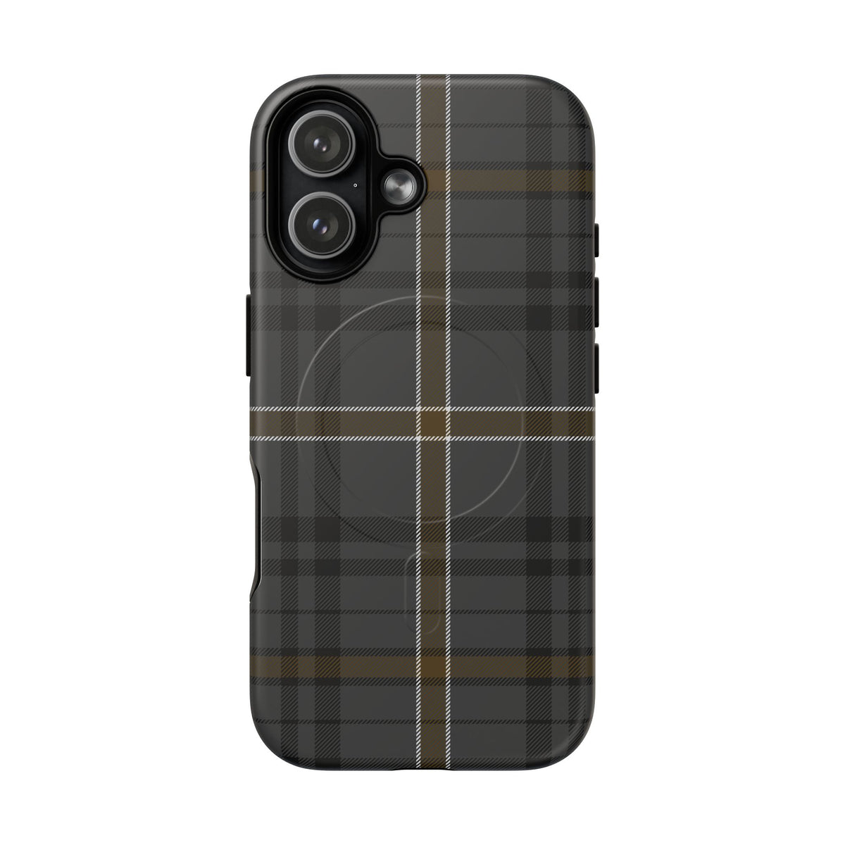 Bute Heather Weathered Tartan MagSafe® iPhone Case | Dual-Layer Magnetic Protective Cover
