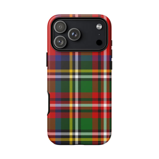 Royal Stewart Heritage Tartan iPhone Case | Luxury Protective Phone Cover