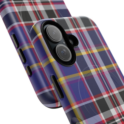 Queen Mary RMS Maritime Tartan MagSafe® iPhone Case | Dual-Layer Magnetic Protective Cover