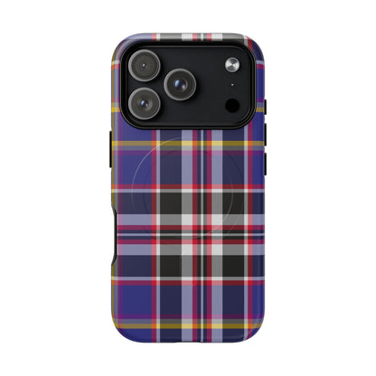 Queen Mary RMS Maritime Tartan MagSafe® iPhone Case | Dual-Layer Magnetic Protective Cover