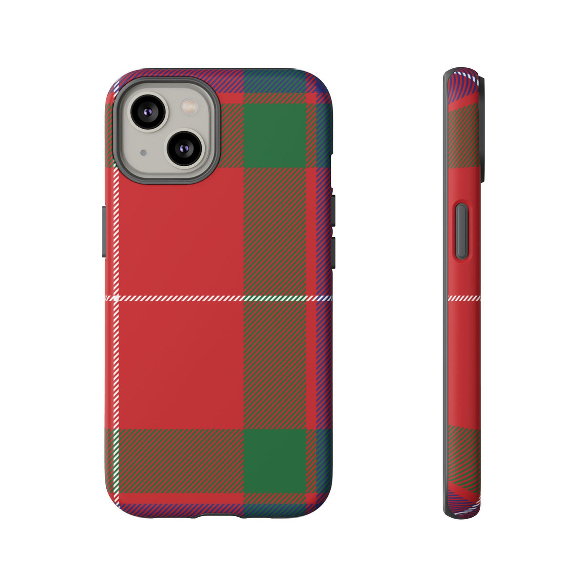 Fraser Clan Traditional Tartan iPhone Case | Dual-Layer Matte Protective Cover