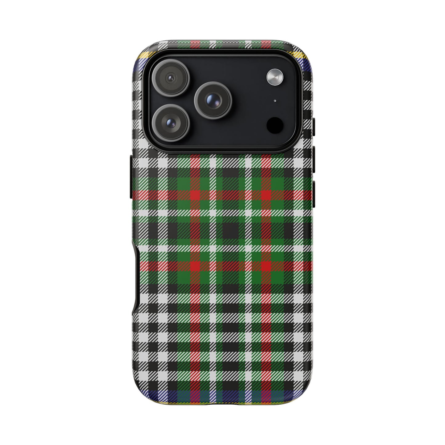Abbotsford Check Estate Tartan iPhone Case | Luxury Protective Phone Cover