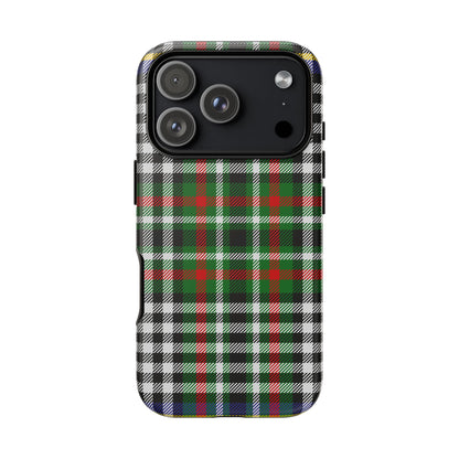 Abbotsford Check Estate Tartan iPhone Case | Luxury Protective Phone Cover