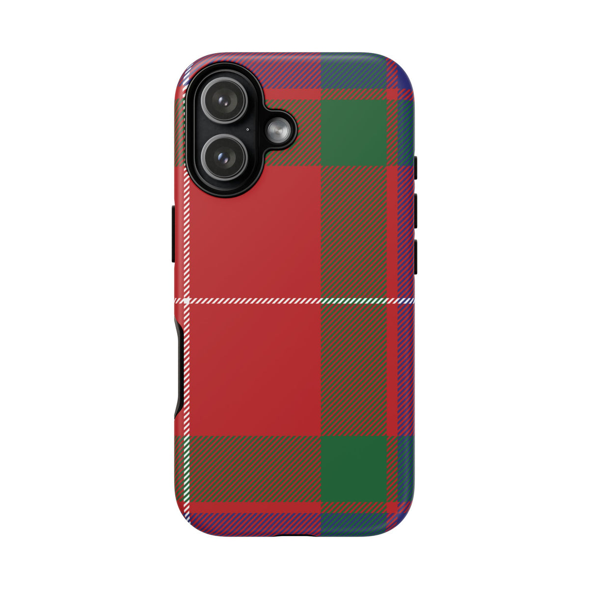 Fraser Clan Traditional Tartan iPhone Case | Dual-Layer Matte Protective Cover