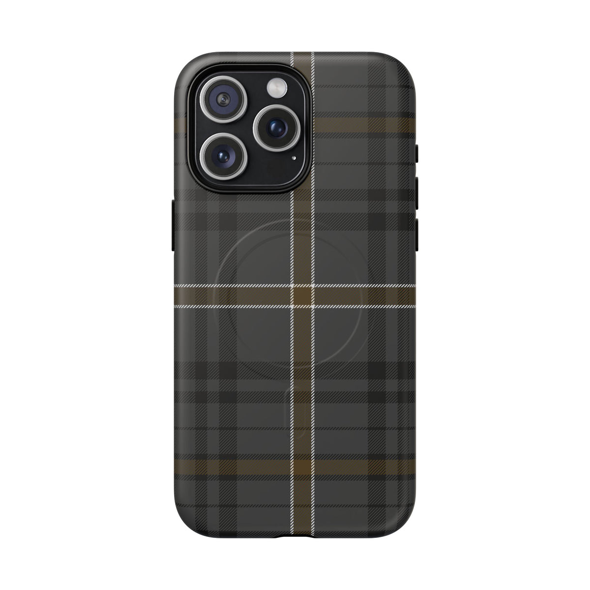 Bute Heather Weathered Tartan MagSafe® iPhone Case | Dual-Layer Magnetic Protective Cover