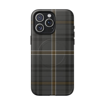Bute Heather Weathered Tartan MagSafe® iPhone Case | Dual-Layer Magnetic Protective Cover