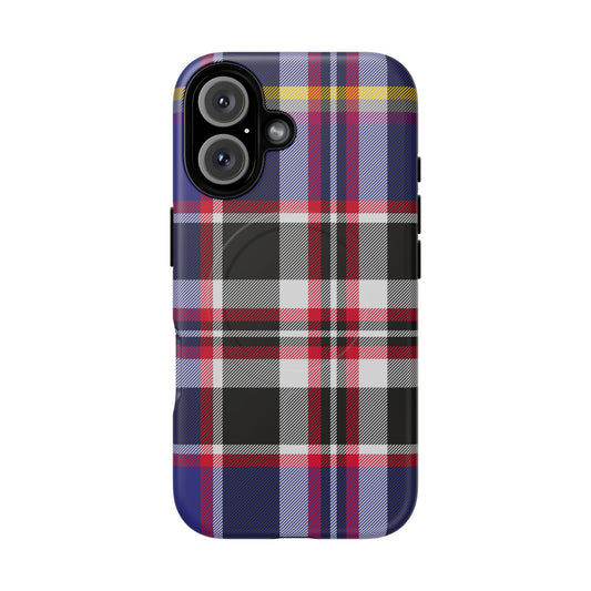 Queen Mary RMS Maritime Tartan MagSafe® iPhone Case | Luxury Magnetic Phone Cover