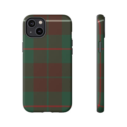 MacKinnon Hunting Traditional Tartan iPhone Case | Dual-Layer Matt Protective Cover