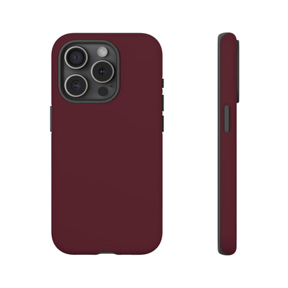 Oxblood Deep Heritage Check iPhone Case | Luxury Protective Phone Cover