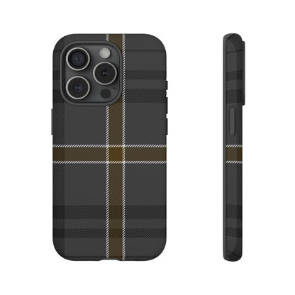Bute Heather Weathered Tartan iPhone Case | Luxury Protective Phone Cover